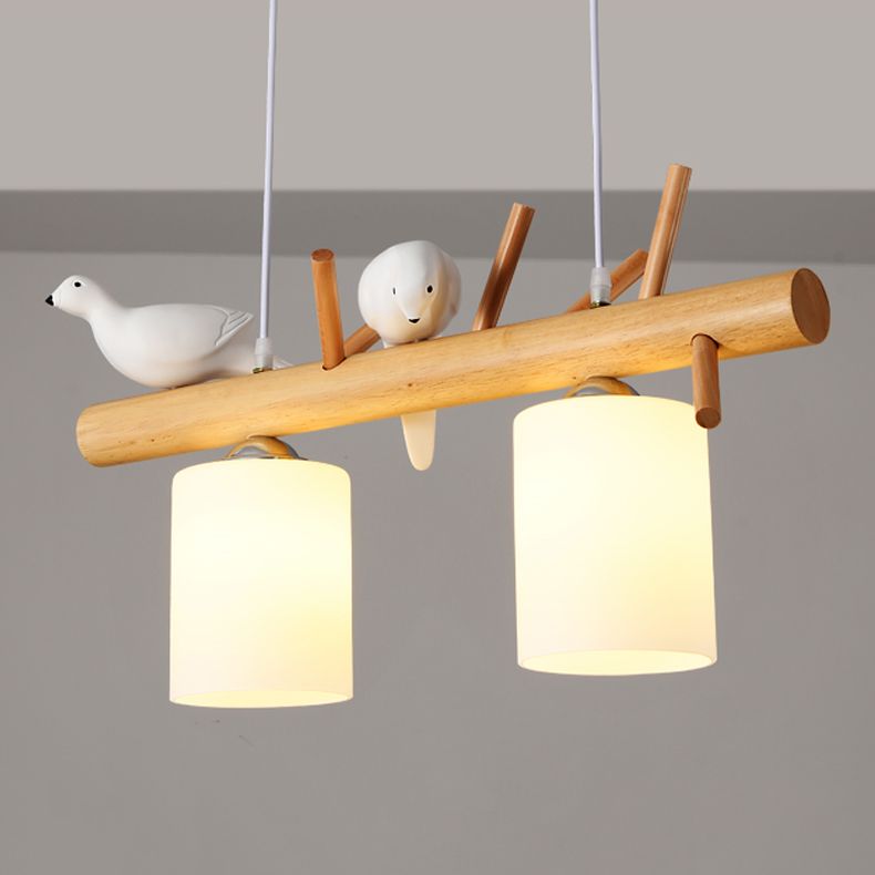 Multi Head Island Chandelier Lights Modern White Blanc Verre Hanging Lightture