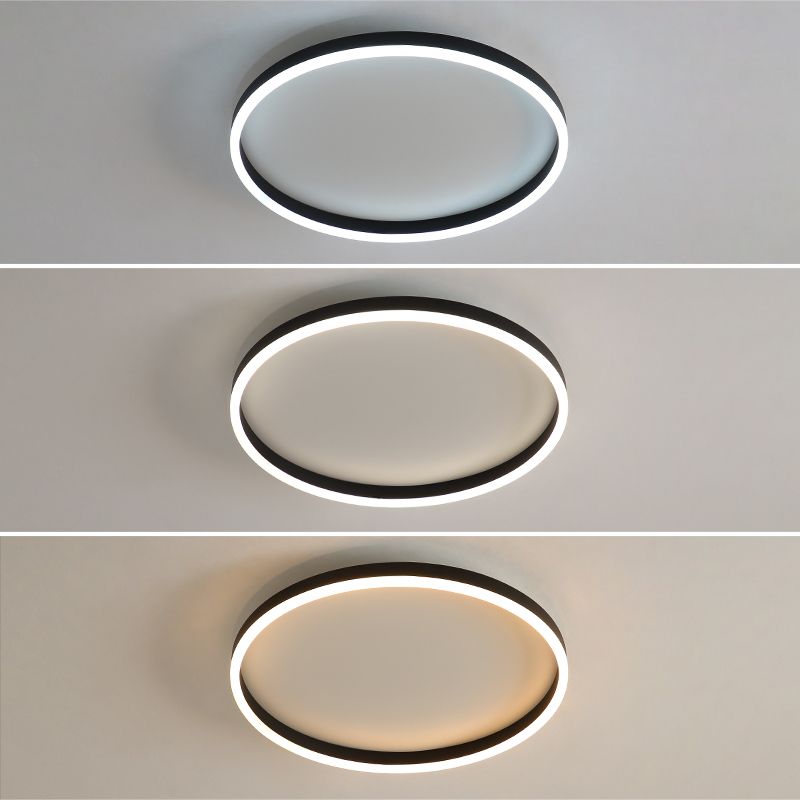Luminaire encastré rond à LED simplicité plafonnier encastré pour salon