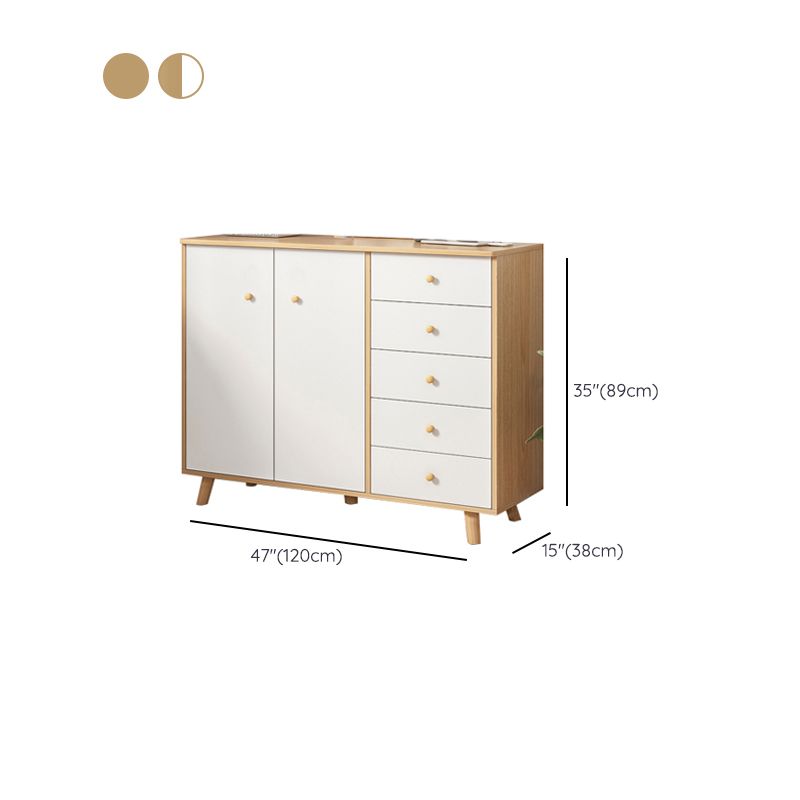 Contemporary Storage Chest Wood Storage Chest Dresser with 4/5/9 Drawers