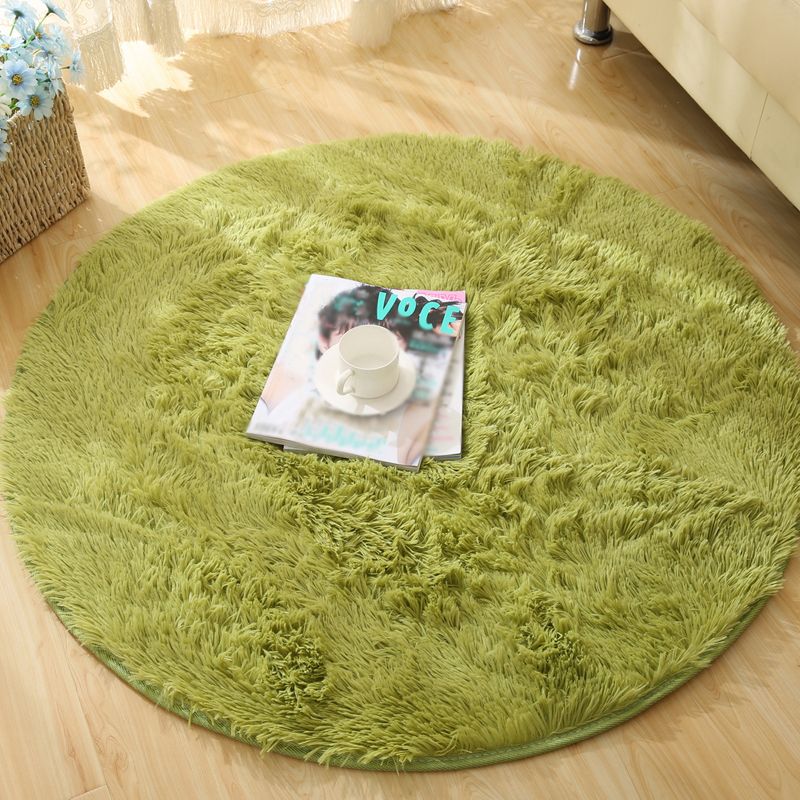 Coffee Modern Rug Blending Solie Color Rug Non-Slip Backing Rug for Home Decor