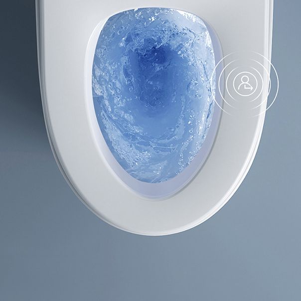 Modern Floor Mounted Urine Toilet White Siphon Jet Toilet Bowl with Toilet Seat