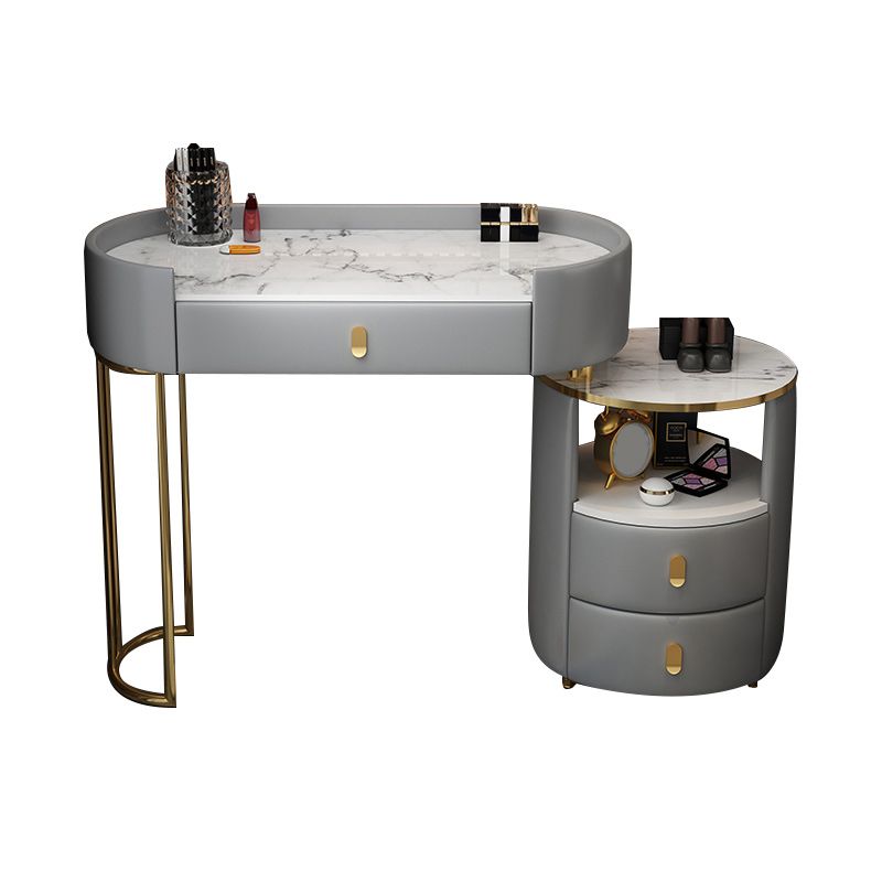 Adjustable Makeup Counter Lights Vanity Dressing Table with Drawer