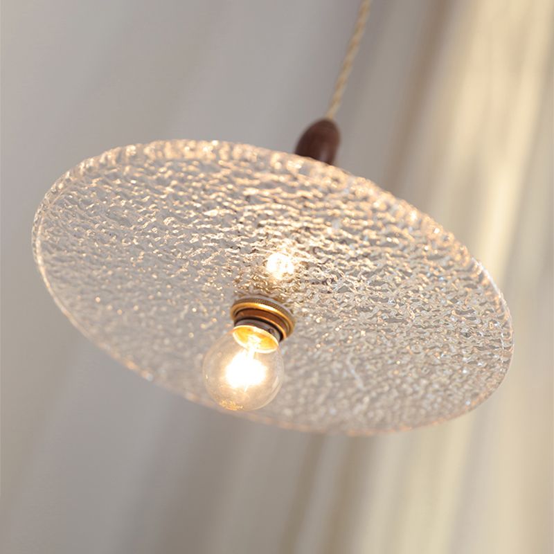 Single Light Contemporary Hanging Lamps Glass Shade Pendant Light for Sitting Room Foyer