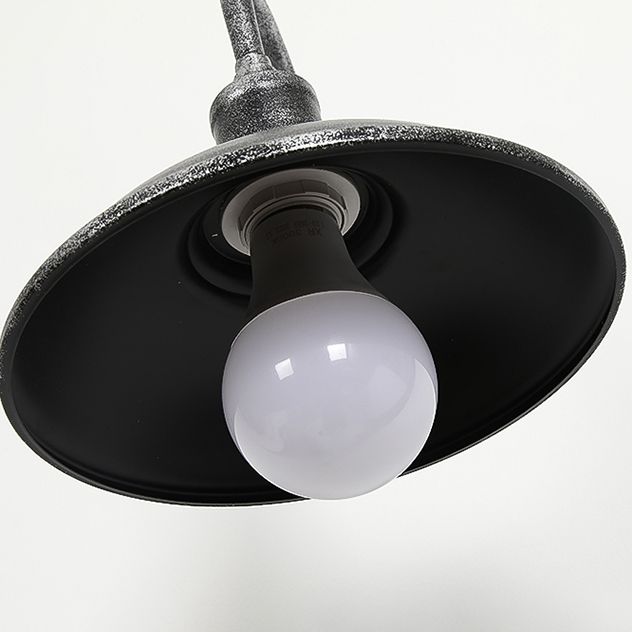 Industrial Wall Sconce Geometric Shape Wall Light with Metal Shade for Courtyard