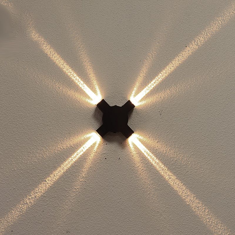 Éclairage mural moderne Lumière murale à LED multi-lumière avec art en aluminium