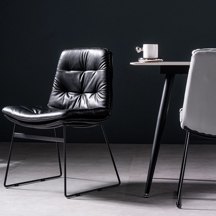 Silla contemporánea que cena las sillas sin brazos con las piernas del metal para la cocina