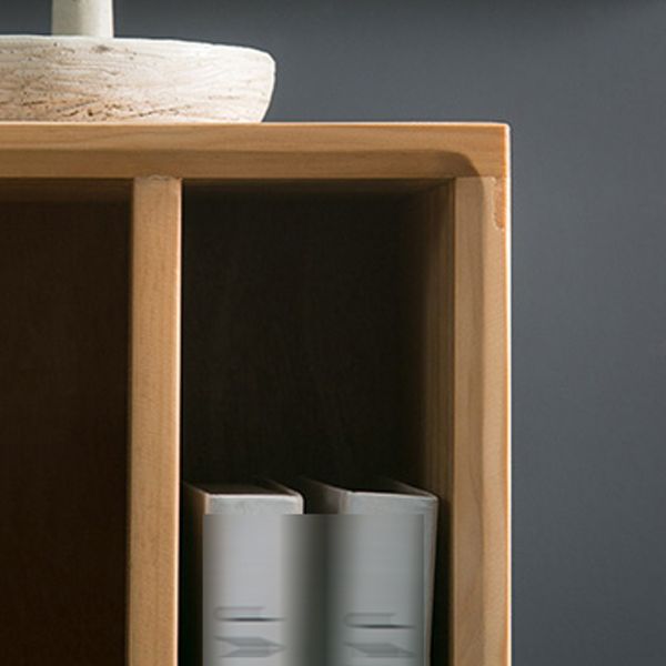 Scandinavian Standard Bookcase Shelves Closed Back Bookshelf for Home