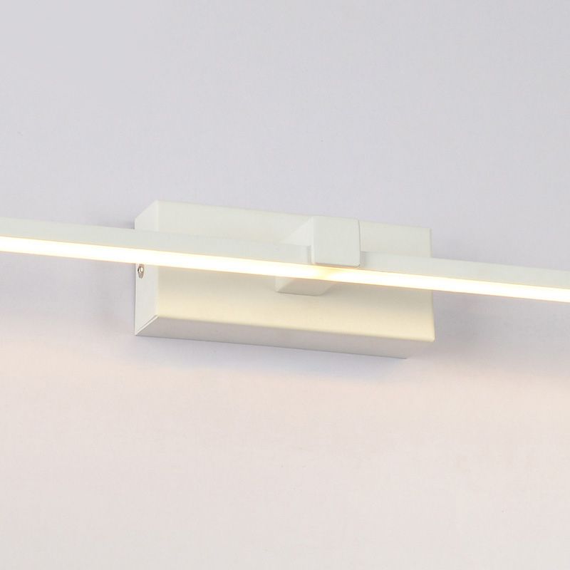 Simplicidad moderna Luces de apliques de pared lineal iluminación metálica de pared para baño