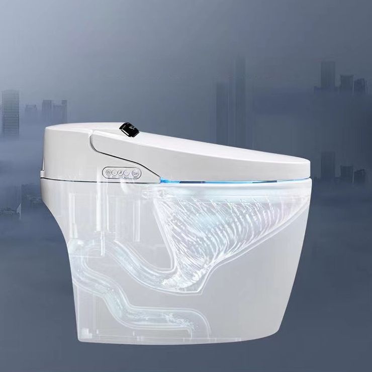 Floor Mounted Modern Toilet Bowl One Piece Toilet ABS Flush Toilet