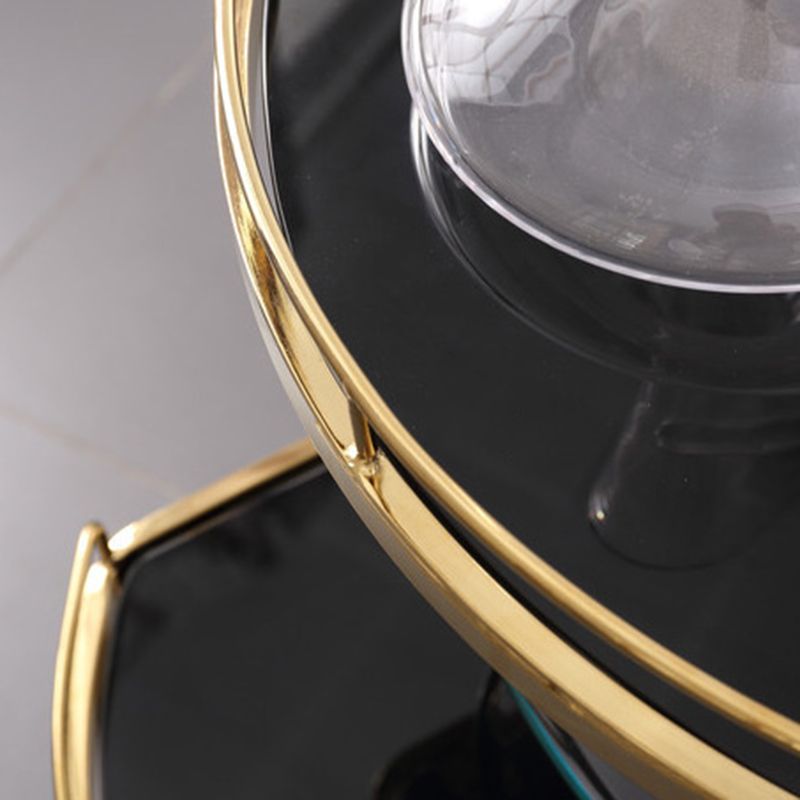 32.68" High Contemporary Prep Table Rolling Metal Prep Table for Kitchen