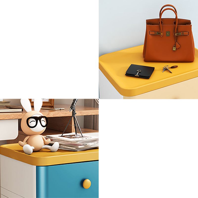 5-Drawer Wardrobe Armoire with Legs Modern Plastic Storage Cabinet