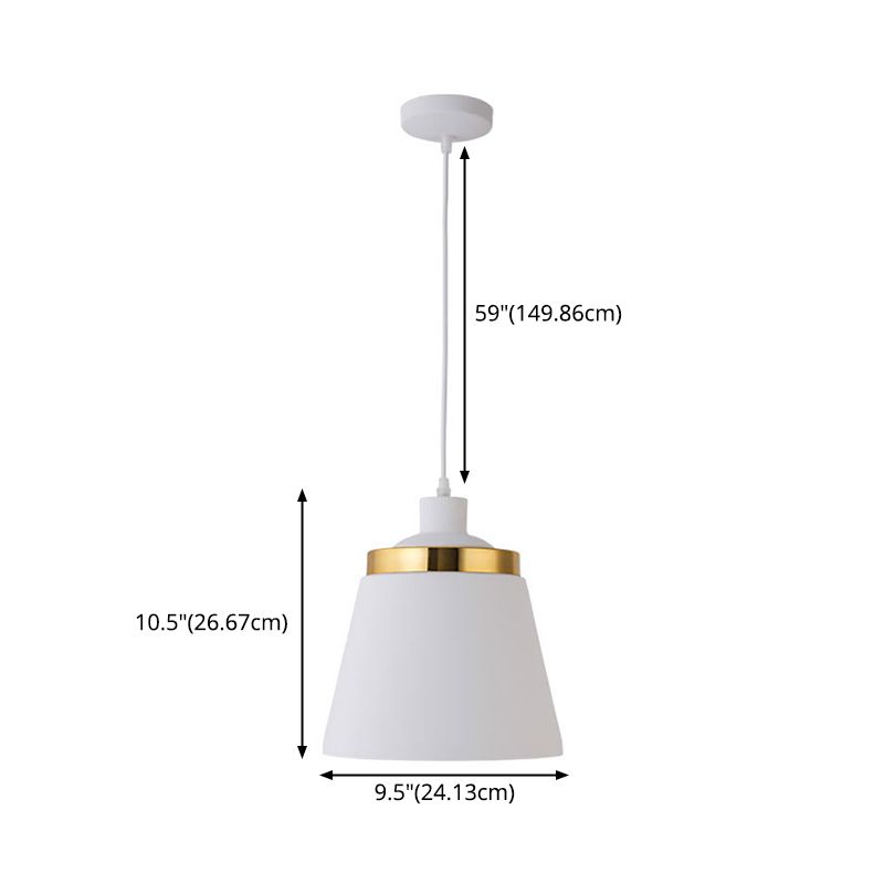 Moderne stijl taps toelopende hanglamp plafondlicht metalen eetkamer hangend plafondlicht