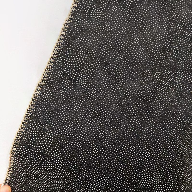 Bedroom Area Rug Nordic Color Block Area Carpet Polyester Non-Slip Backing Indoor Rug