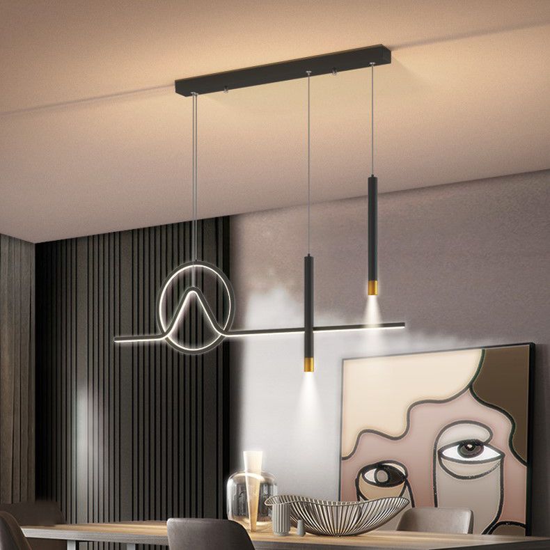 Lampade sospese geometriche Luci a sospensione da cucina contemporanea Metal