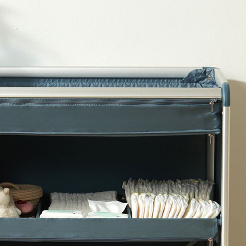 Safety Rails Baby Changing Table Flat Top Changing Table with Storage