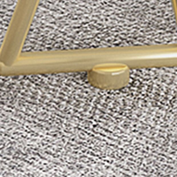 Modern Frame Coffee Table Rectangular Glass Top Cocktail Table for Living Room