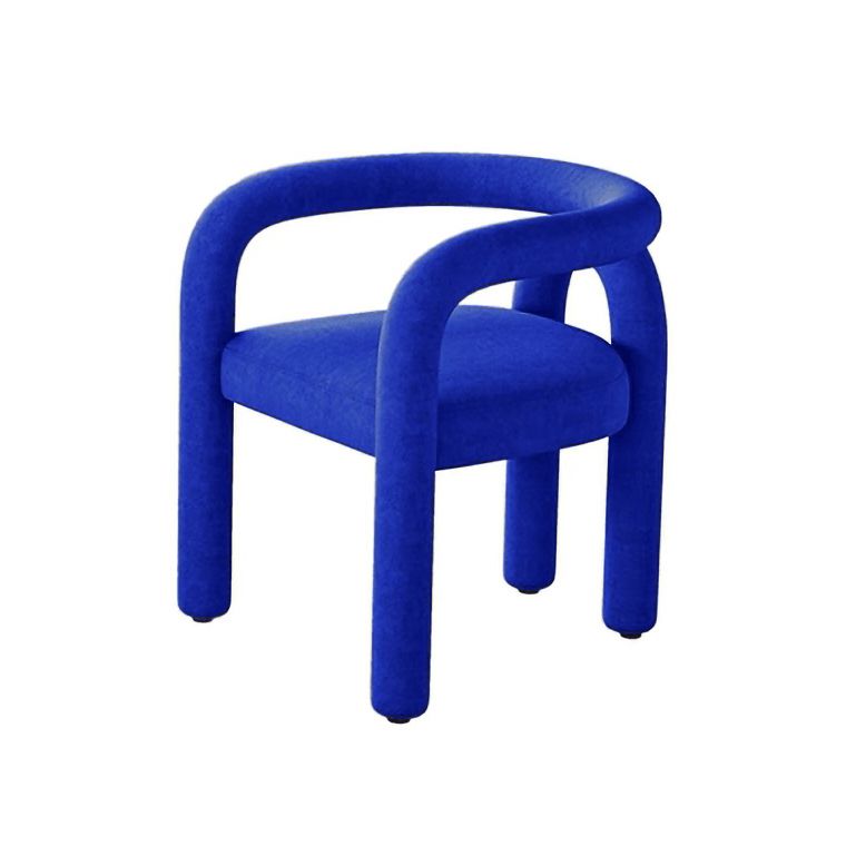 Contemporary Upholstered Side Chairs Open Back Side Chair for Home