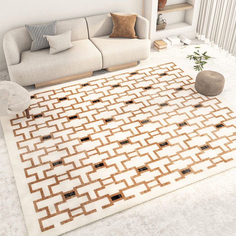 Geometrische Muster Teppich Innen Teppich -Teppichfleck -Resistent Innenteppich für die Heimdekoration
