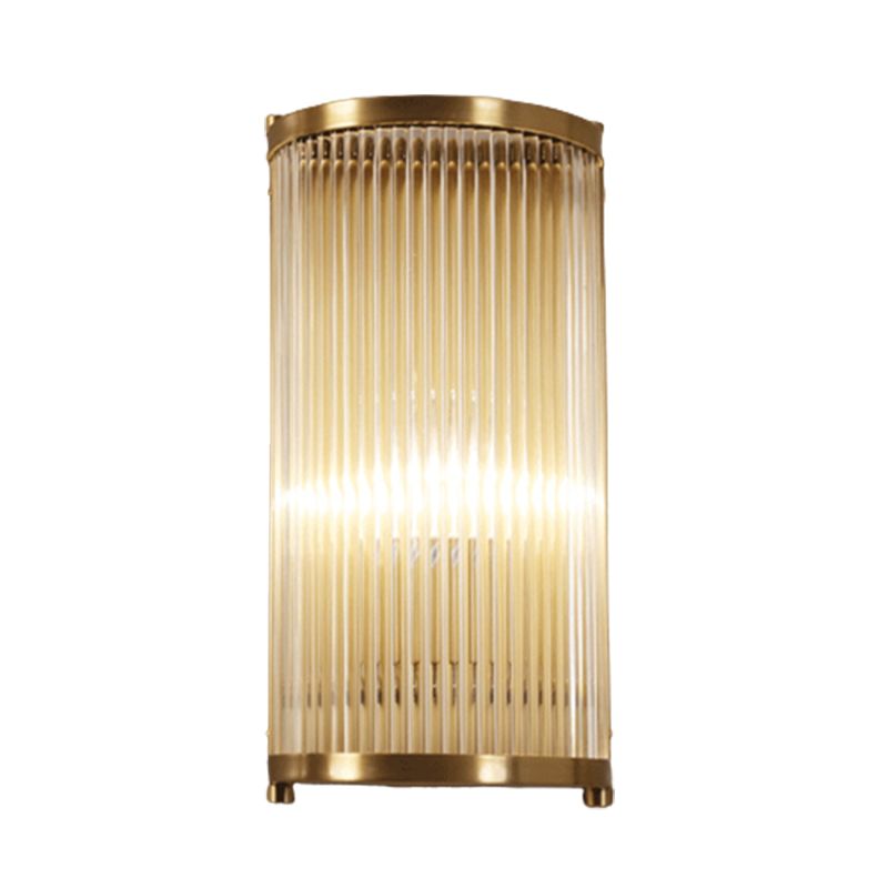 Wall Mounted Light Fixture Modern Glass Wall Mounted Lighting in Gold