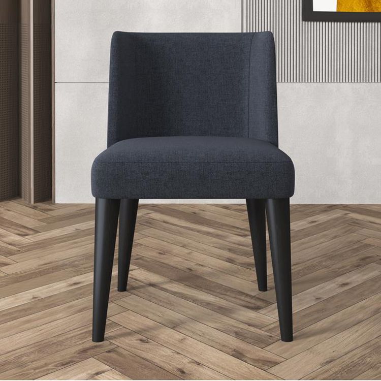 Sedia da pranzo con sedia da sedia da interno-esterno contemporanea con gambe in legno