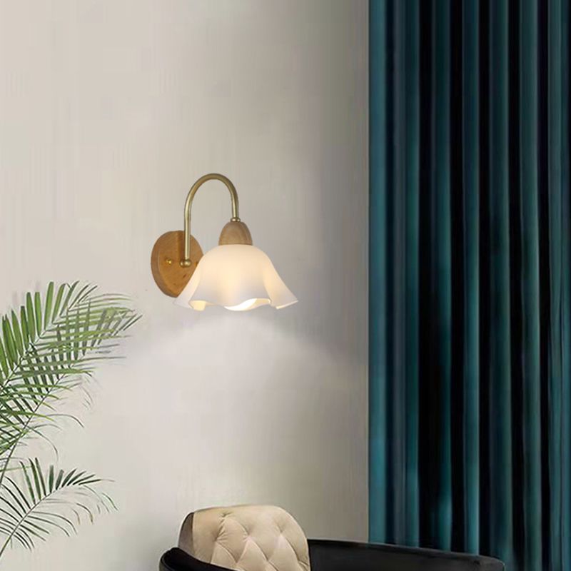 Modern Style Wall Mounted Sconce 1-Light Wall Lights for Bedroom