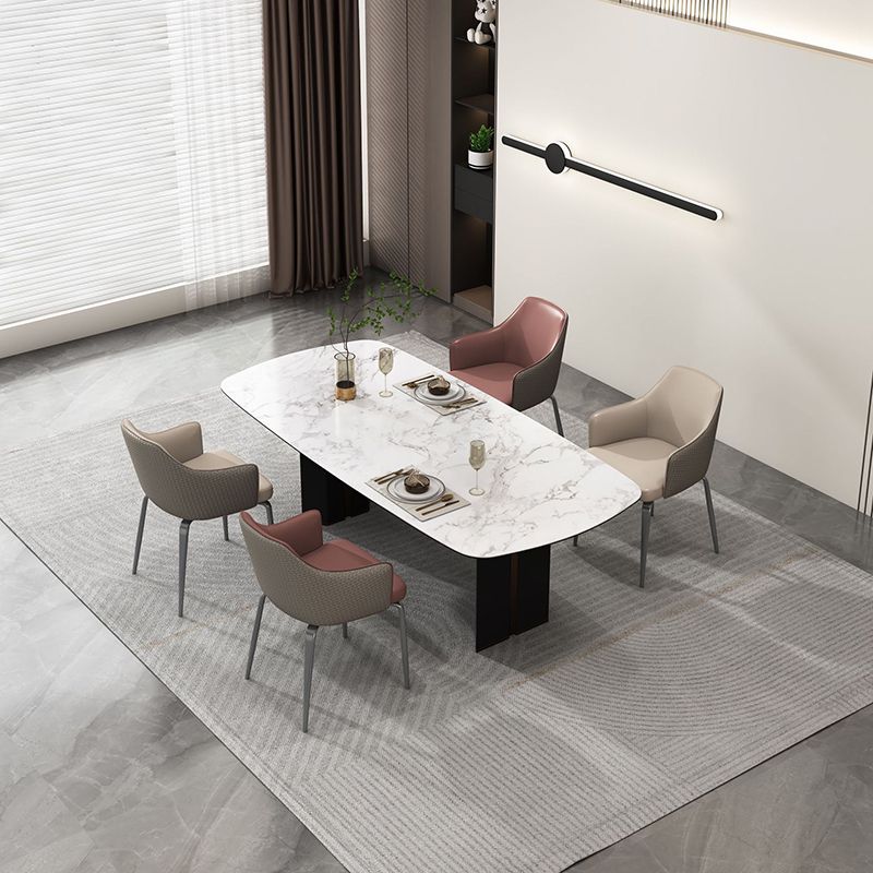 Indoor Kitchen Dining Accent Chair Upholstered Dining Arm Chair