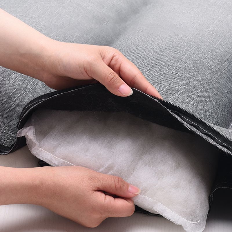 Modern Wood Rocking Chair Folding with Cotton Cushion for Home Decor