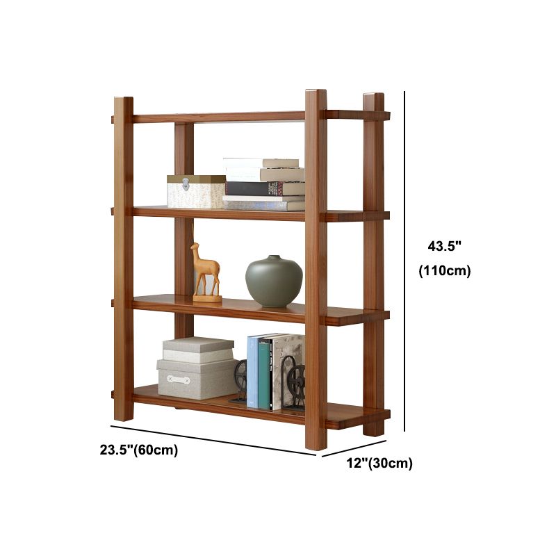 Vertical Shelf Bookcase with Shelves Wooden Bookshelf for Home Office