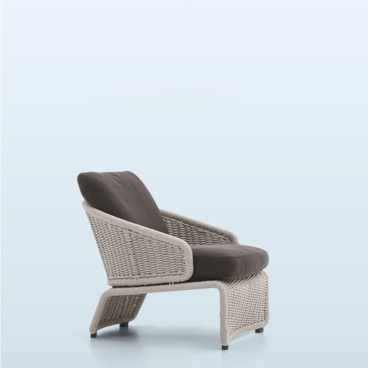 Wicker Outdoor Loveseat Metal Outdoor Patio Sofa with Cushions