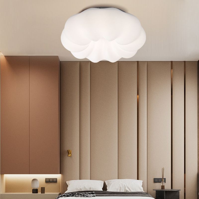Cloud Shape 1 - Light Flush Mount Light Cream White Acrylic Modern Ceiling Flush