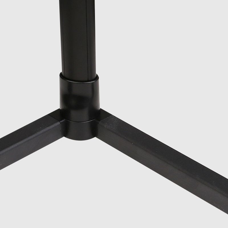 Tube Floor Light Modern Style Metal 1 Light Floor Light Fixtures in Black