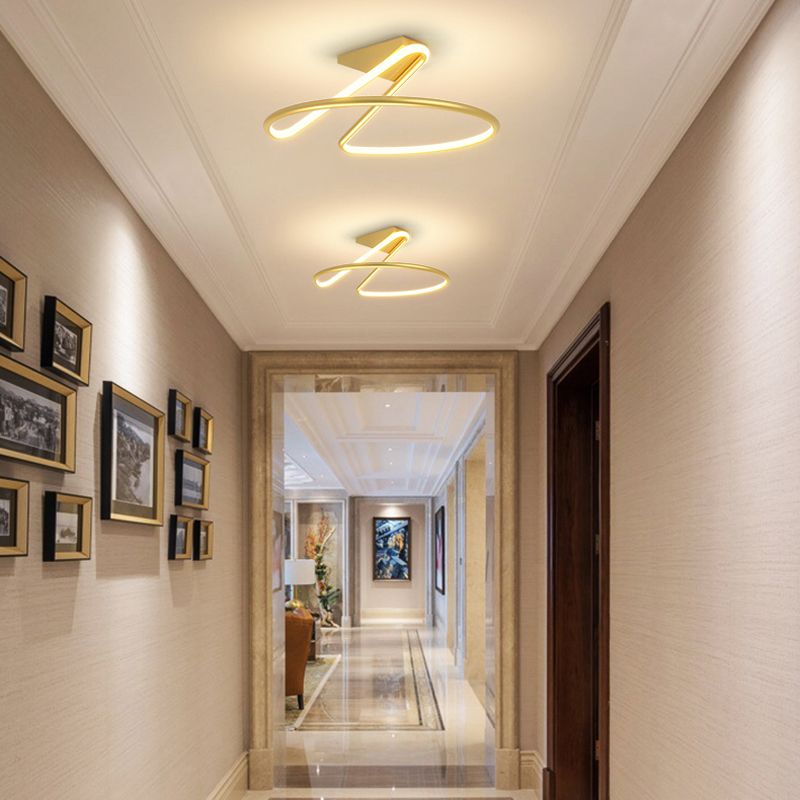 Semplicità Plafoniere da incasso a soffitto Illuminazione a soffitto a LED per sala da pranzo