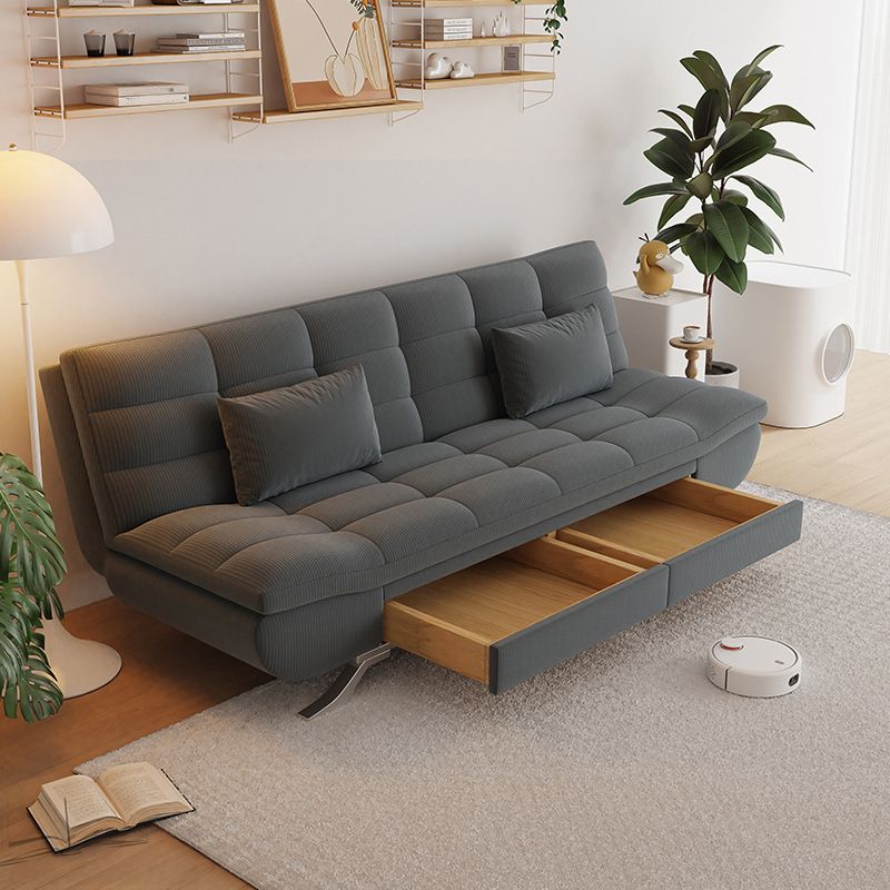 21" Wide Glam Sleeper Sofa Pillow Included Storage Sleeper Sofa