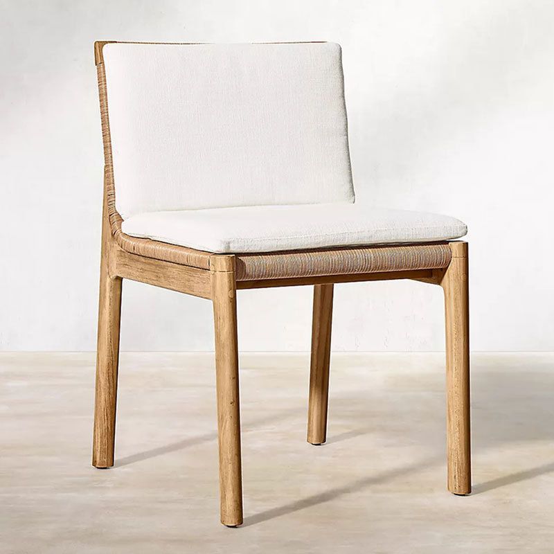 Bohemian Style Solid Wood Dining Table Set 1/5 Pieces Dining Table Set for Outdoor