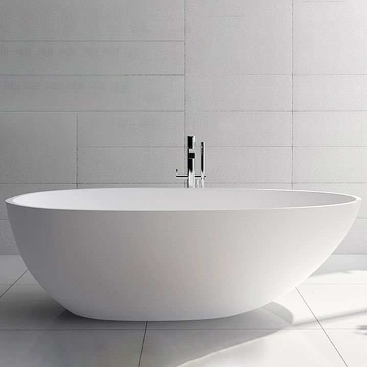 Stone Soaking Roll Top Bathtub Antique Finish Freestanding Bath Tub