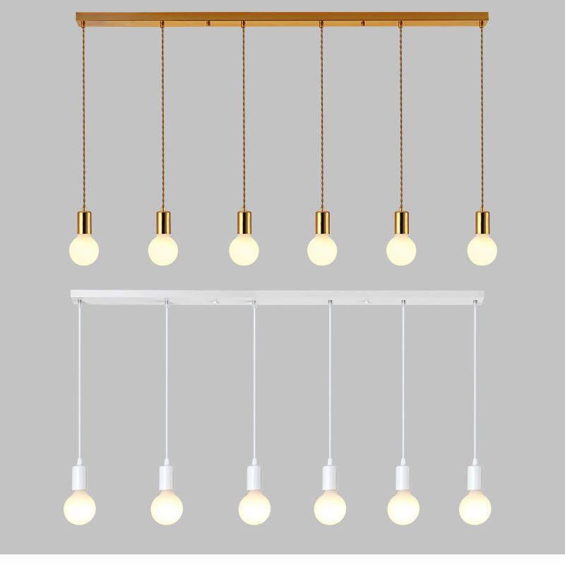 Bare Breb Hanging Light Industrial Metal Commercial Pendant Lighting for Clothing Shop