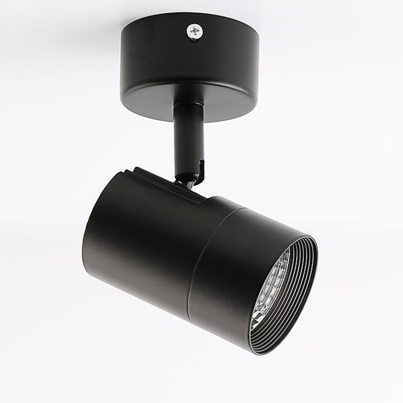 Metal Cylinder Wall Lighting Contemporary Style 1 Light Wall Lighting Ideas