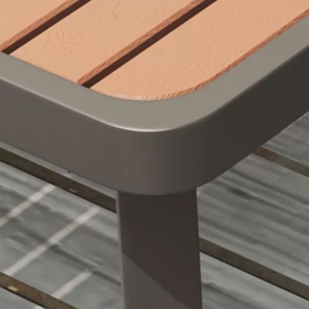 Modern 1/2/3/4/5 Pieces Dining Set Wood Dining Table for Courtyard Balcony