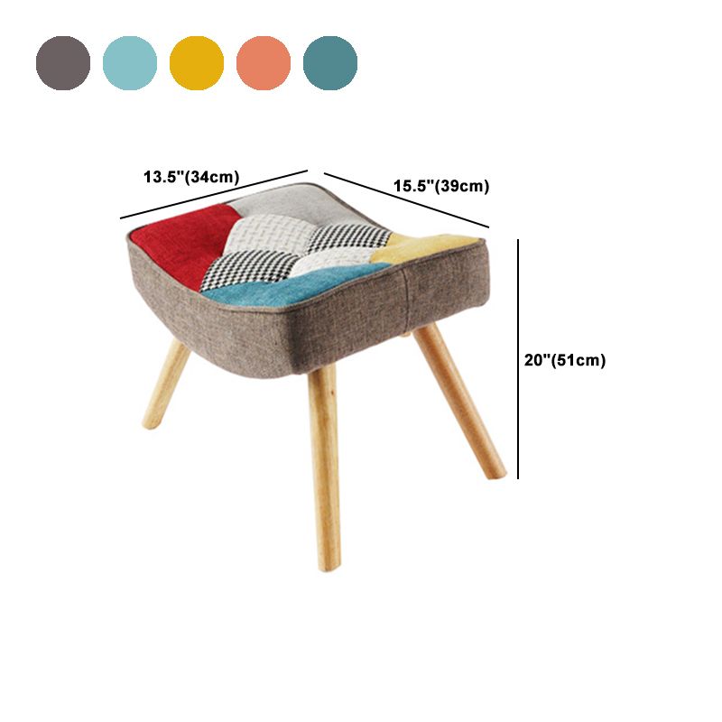 Ergonomic Contemporary Rocking Accent Chair with Seat Cushion Rocker Chair Wingback