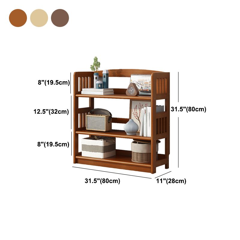 Simple Shelf Standard Wooden Bookcase Modern Bookshelf for Office