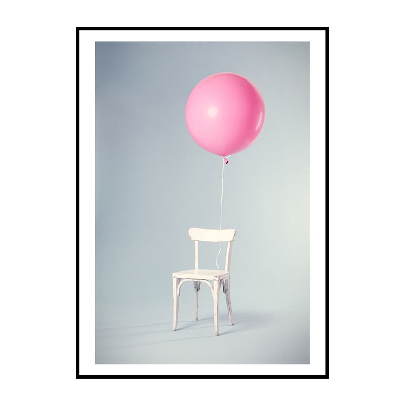 Ballon Canvas Print Nordic esthetiek Stilleven Wall Art Decor in pastelkleur