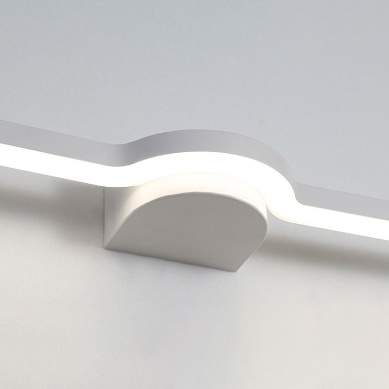Metal Thin Vanity Wall Sconce Modern Style 1 Light Vanity Lighting Fixtures