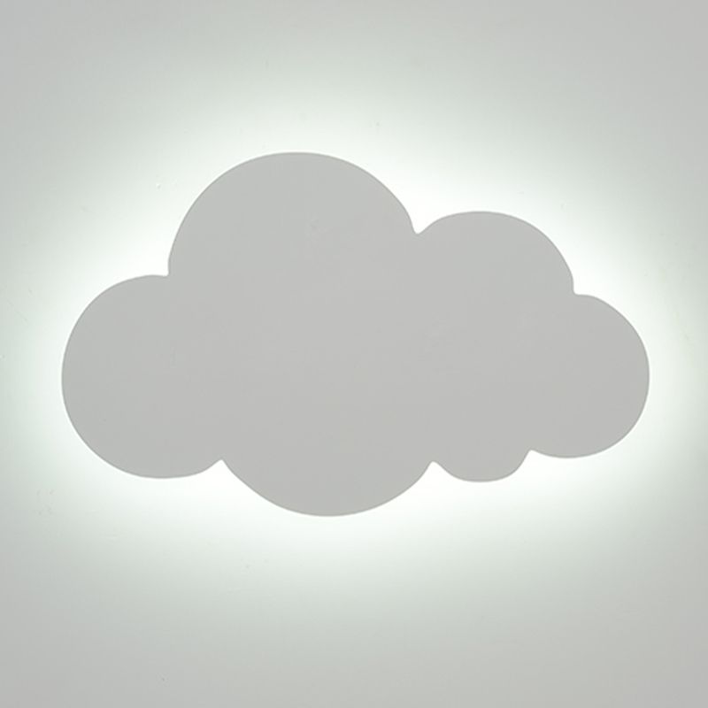 Nordic Style Iron Wall Light Cloud Shape Wall Lamp for Children's Room