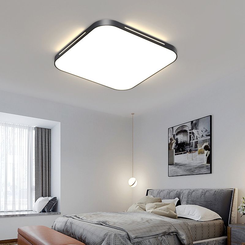 Moderna lampada geometrica da incasso a LED Lampada da soffitto in acrilico per camera da letto