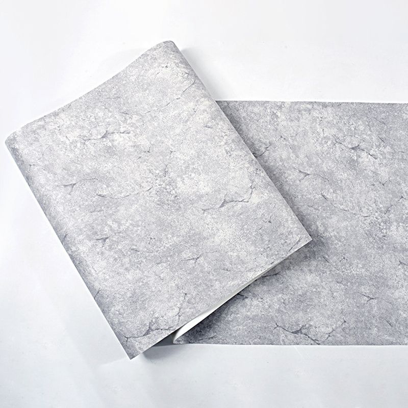 Industrial Retro Wall Decor Marble Effect Non-Pasted Wallpaper, 31' x 20.5"