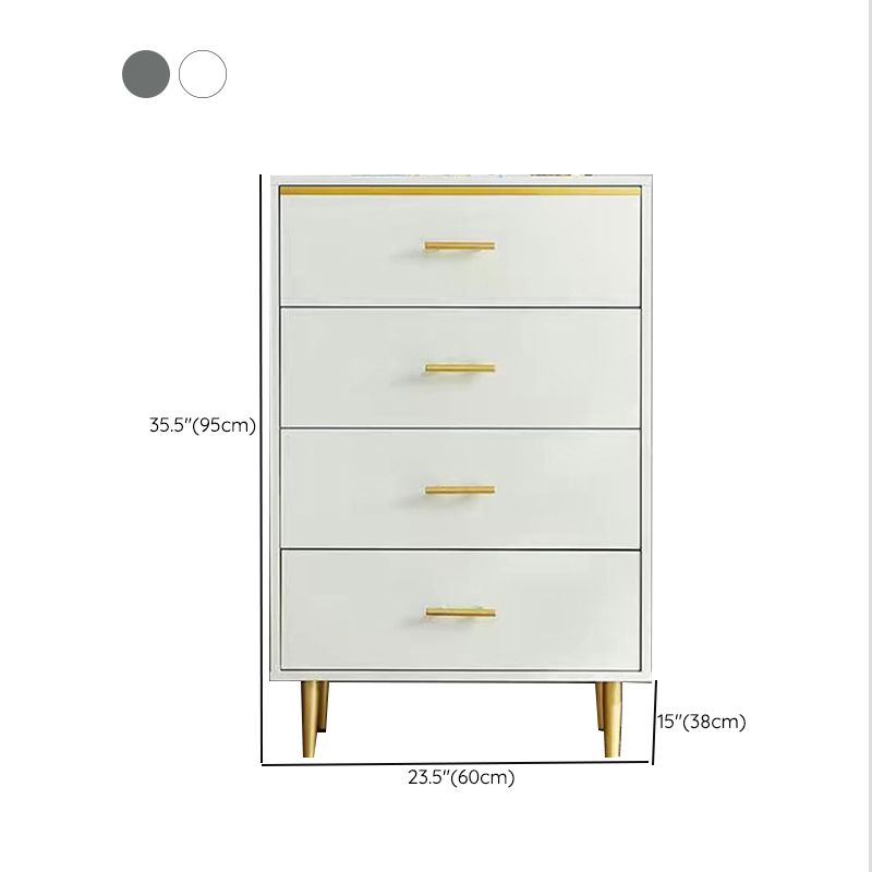 Wooden Chest Classic Glam Storage Chest Dresser with Drawers
