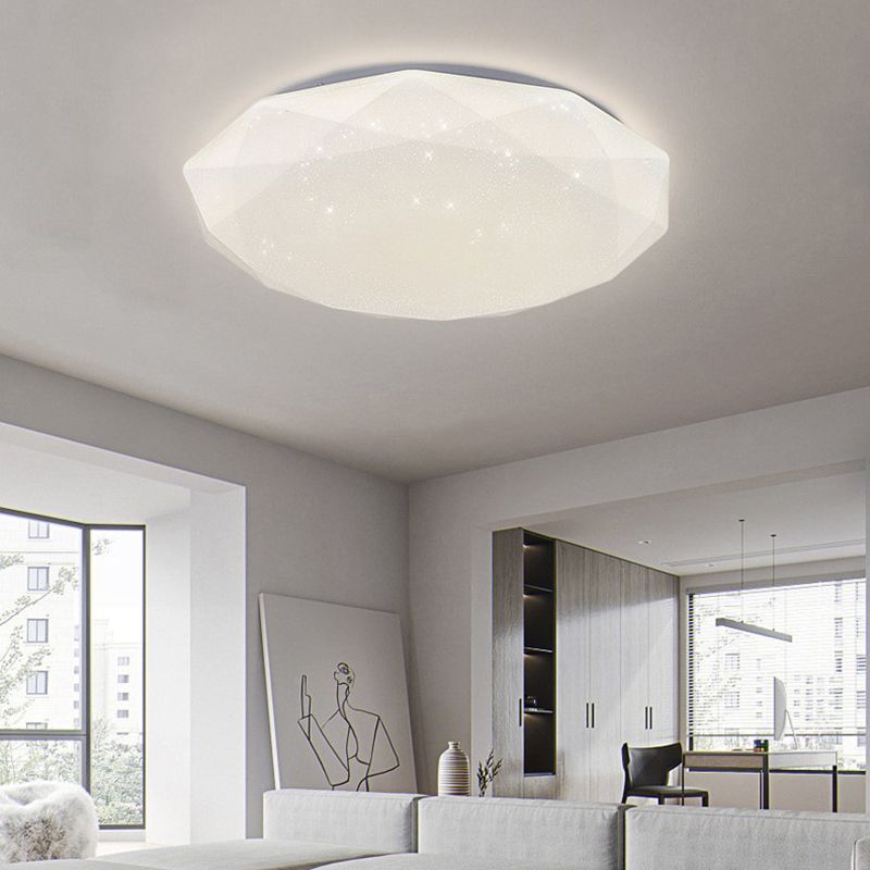 Contemporary Geometrical Flush Mount Ceiling Light Fixture for Bedroom