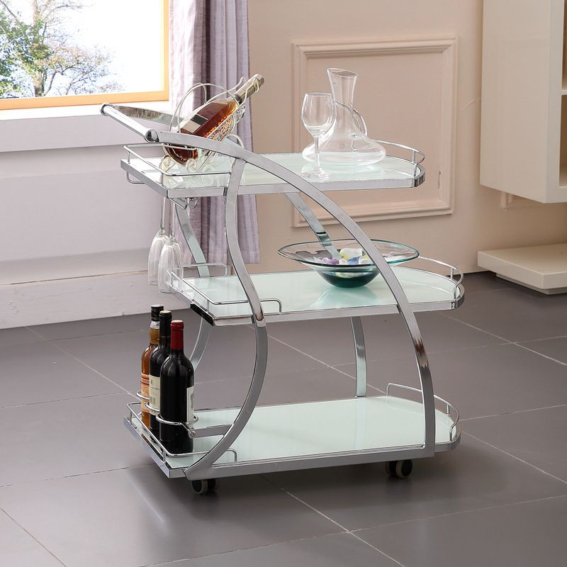 32.68" High Contemporary Rectangle Prep Table Rolling Metal Prep Table for Kitchen