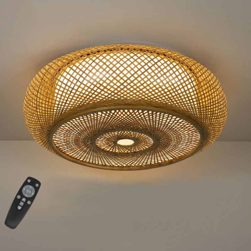 Éclairage de magasin de restaurant de luminaire de plafond encastré en bambou