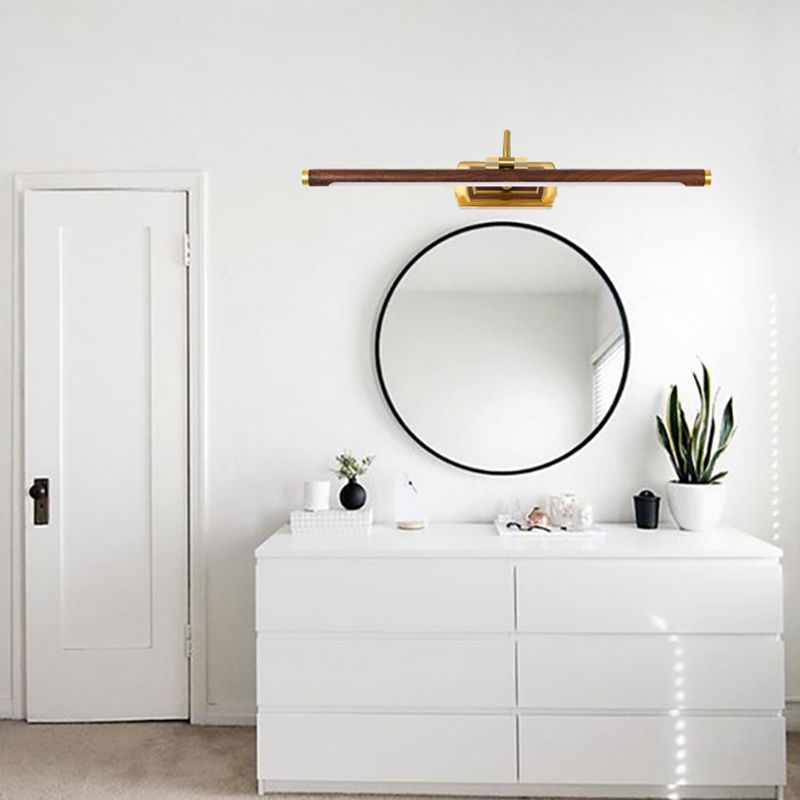 Postmodern Strip Shape Vanity Light with Acrylic Shade for Shower Room